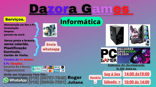 Dazora Games Informática