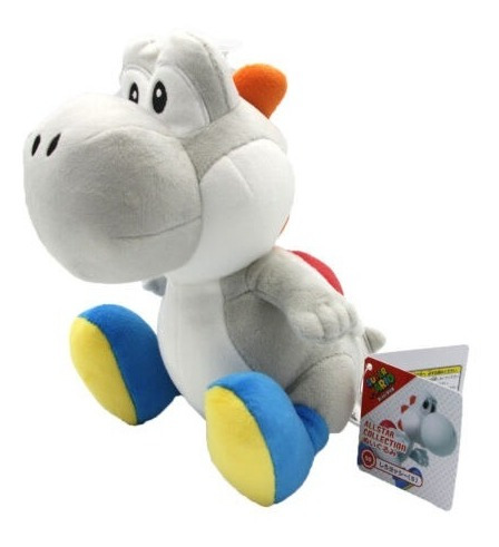 Peluche Original Yoshi Blanco - Nintendo - 20 Cm