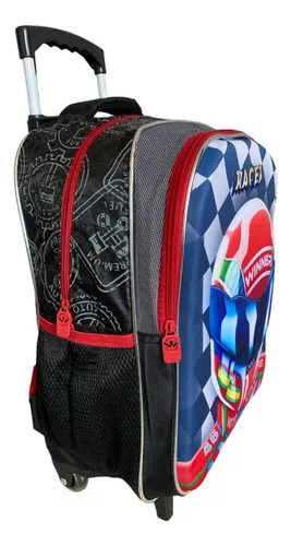 Mochila Infantil de Rodinha Moto de Corrida VIABAGS - Tamanho G em Promoção  é no Bondfaro