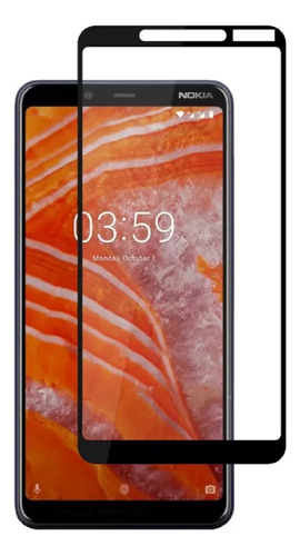 Vidrio Templado Full Cover Compatible Con Nokia 3.1 Plus