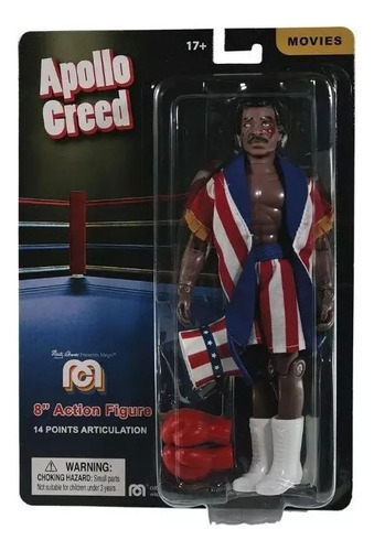 Mego Apollo Creed Rocky 20cm Muñeco Figura Apolo Juguete