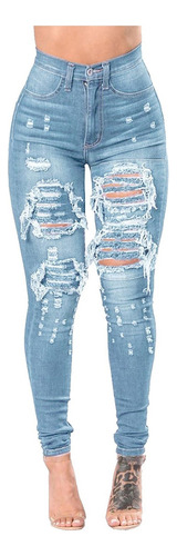 Jeans Rasgados Asimétricos For Mujer