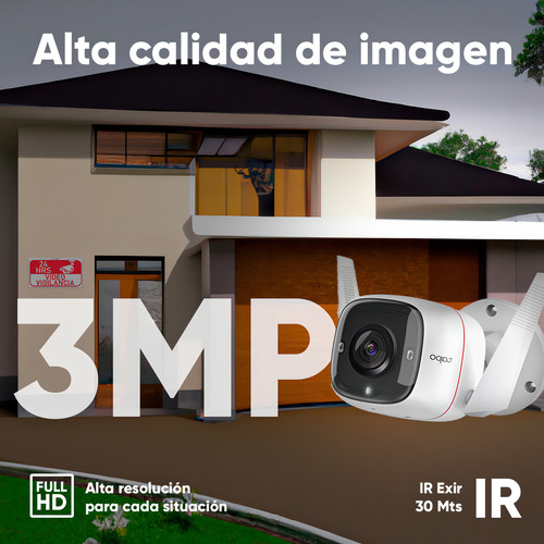 Cámara De Seguridad Tp-link Tapo C310 V1 Tapo Smart Con Reso