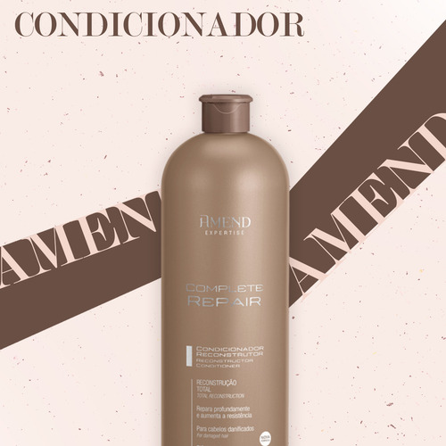 Kit Amend Complete Repair - Sh 1l + Condic 1l + Mascara 500g