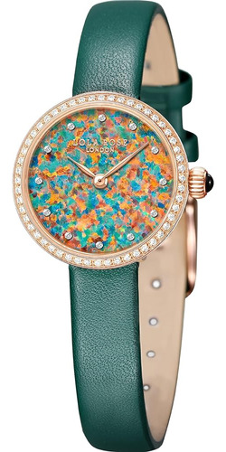 Reloj De Piedra Opal Para Mujer Lola Rose Con Correa De Cuer