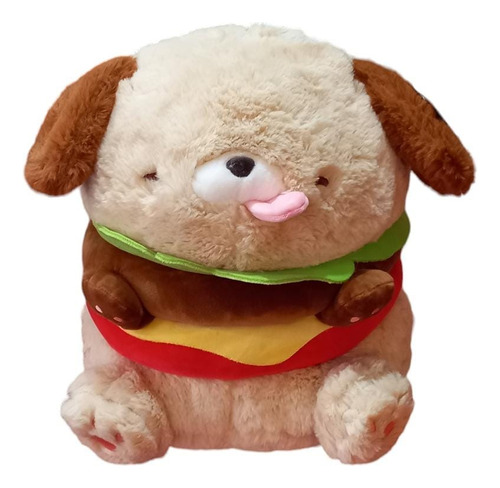 Peluche Adorable Perro Hamburguesa 30cm Super Suave Dog    