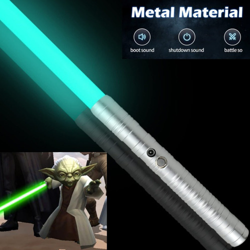 D Sable De Luz Recargable Cosplay Rgb Decoración Navideña