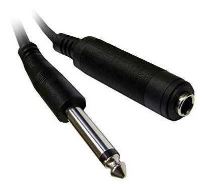 Cne40261 25 Pies, Cable De Extension Mono De 1/4 De Pulgada