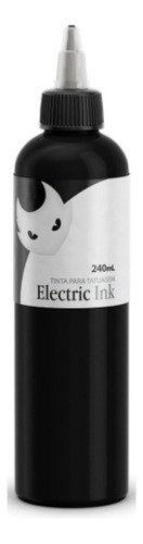 Tinta Para Tatuagem Tatto Electric Ink 240ml Preto Linha