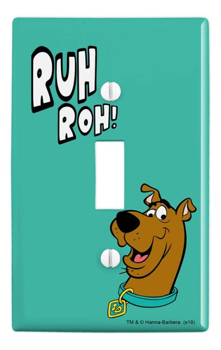 Graphics & More Scooby-doo Ruh Roh Cubierta Plastico Para