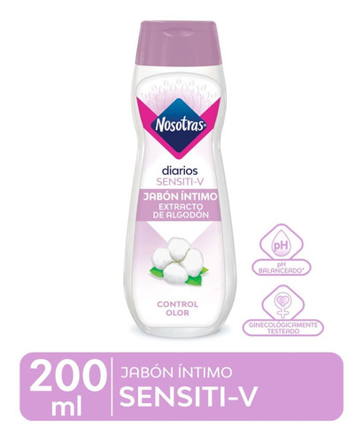 Jabón Íntimo Nosotras Sensitiv 200 Ml