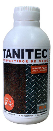 Tanitec Convertidor De Oxido 180ml Inhibidor De Oxido