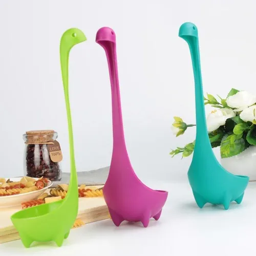 Cucharon Para Sopa Diseño Dinosaurio Nessie Decoracion
