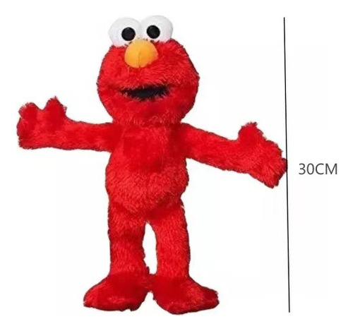 Boneca Elmo De Pelúcia Da Vila Sésamo 10 Brinquedo Elmoy