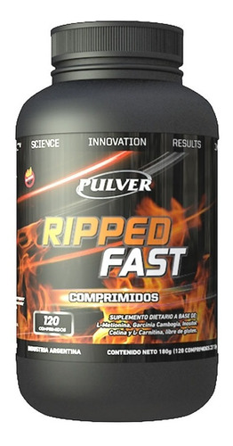 Ripped Fast Pulver 120 Tab Quemador Con Carnitina