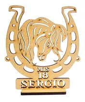 Comprar 20 Souvenirs Caballo Y Herradura Fibrofacil Cumpleaños Mdf