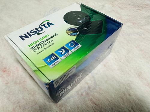 Antena Radar Wi-fi Nisuta 10 Dbi Ganancia, Alcance 40 Metros