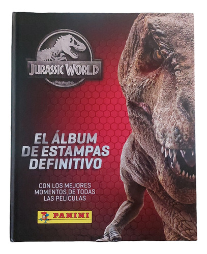 Álbum Tapa Dura Jurassic World El Definitivo Completo Pegado