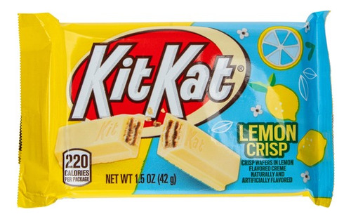 Kit Kat Lemon Crisp Pascua Chocolate Galleta Wafer Limón 42g