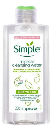 Simple Tipo A La Piel Agua De Limpieza Micelar 200ml