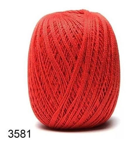 Linha Anne 250 Metros Circulo Para Crochê, Tricô E Amigurumi Cor Pimenta - 3581