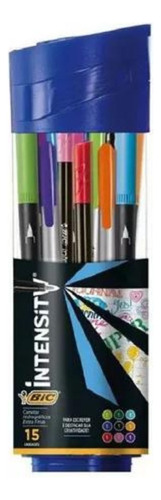 Kit Bic Estuche Premium Intensity  X 15 Piezas 