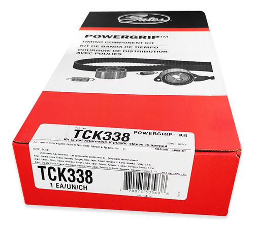 Kit Tiempo Gates Original Chevrolet Cruze 1.8 2011