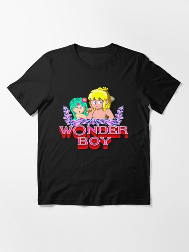 Wonder Boy Camiseta Esencial Remera Clásica Sega_va