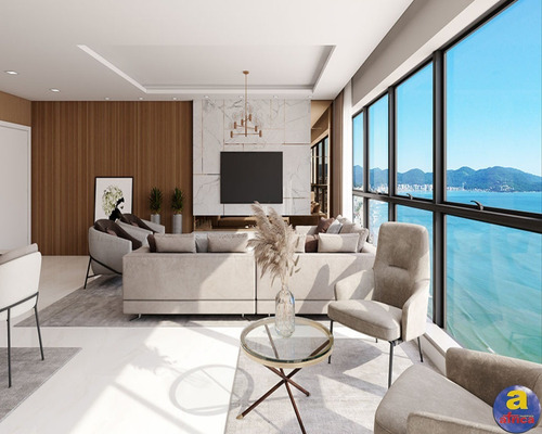 Imagem 29 de 30 de Apartamento De Luxo Com 4 Suítes, 3 Vagas De Garagem Na Meia Praia Em Itapema/sc - Imobiliária África - Ap00295 - 69534908
