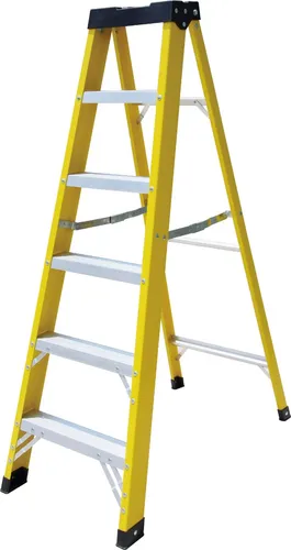 comprar Escalera Tijera Fibra Vidrio 4 Peldaños 1.20 Mts Profesional