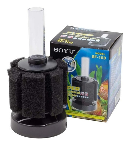 Filtro de canto de esponja para aquários Boyu Sf 100 até 40l