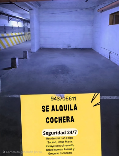 Alquier De 01 Estacionamiento Cochera Grande