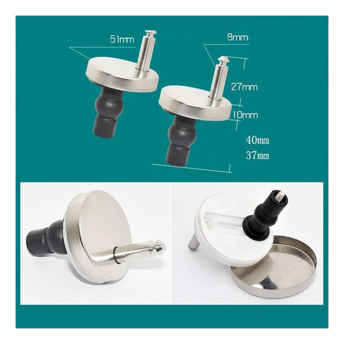 2 Tornillos Para Asiento De Inodoro, Universales,