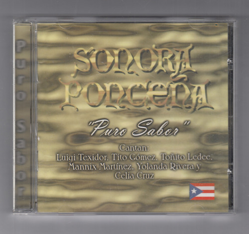 Sonora Ponceña  Puro Sabor Cd Original Usado Qqj. Mz