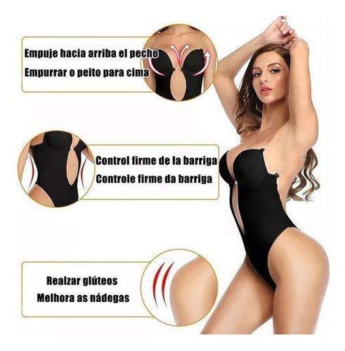 Sujetador Body Invisible Con Escote Y Espalda Descubiertos,