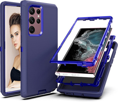 S22 Ultra Case Drop Proof 3-layer Durable Covershockproof Ar