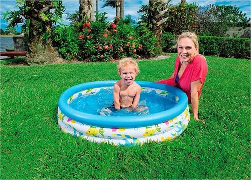 Pileta Infantil Bebe Fondo Del Mar Bestway 102x25cm 101lts