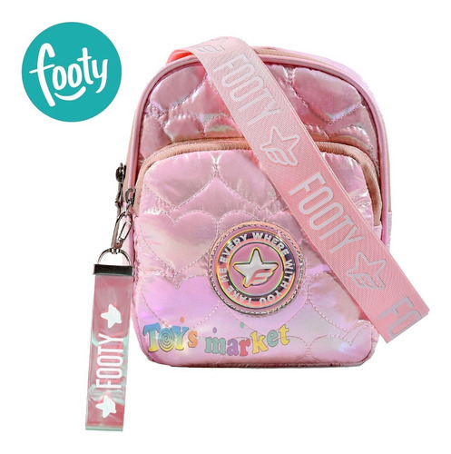 Imagen 2 de 8 de Bandolera Cartera Footy Fashion Mini Mochila Mochilita