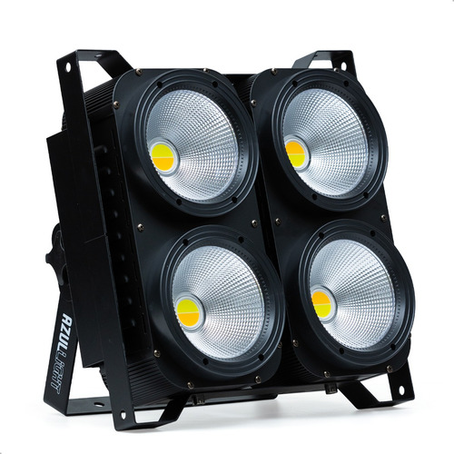 Mini Brut 400w Led 4 Lâmpadas Case C/ 5 - Branco Quente/frio