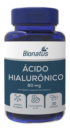 Acido Hialurônico Bionatus 80mg 30caps