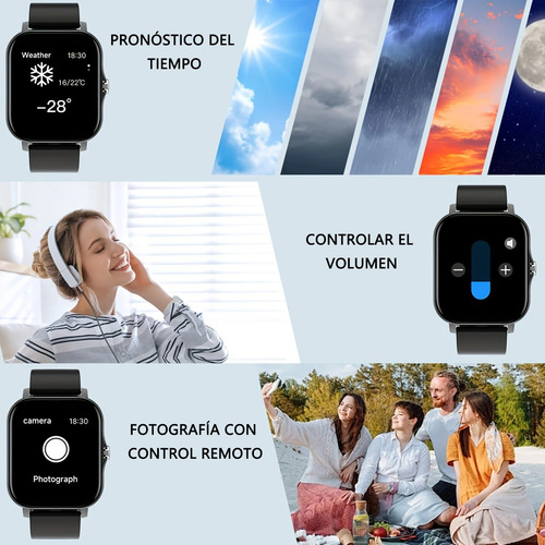 Reloj Inteligente Bluetooth Resistente Al Agua Con Llamadas