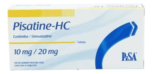 Pisatine Hc 10 Mg/20 Mg 14 Tabletas