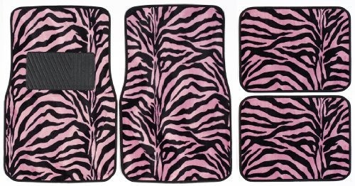 Tapetes - Luxury Driver 44069 Fashion Pink Zebra Carpet Floo