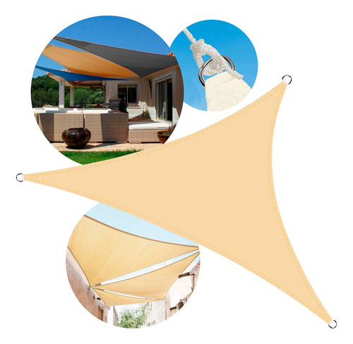 Velas De Sombra Para Patios Impermeables Beige