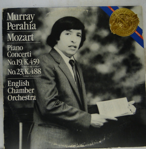 Lp Mozart Marray Perahia  Piano Converti  No.19  K.488 Mi054