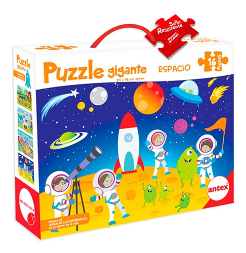 Puzzle Gigante 16 Piezas Espacio Antex 3039 Canalejas