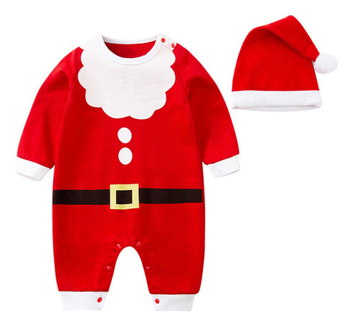 Trajes Navideños Para Bebés Con Gorros, Ropa, Disfraz De Pap