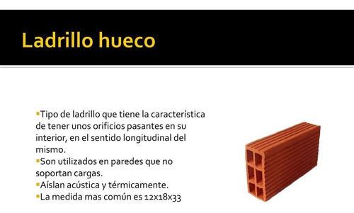 Ladrillo Hueco 18x18x33 Corralón Manniello (lomas De Zamora)