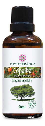 Óleo De Copaíba Puro 50ml - Phytoterápica - Balsamo Tipo De Embalagem Plástico