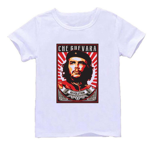 Remera Blanca Adultos Che Guevara R25